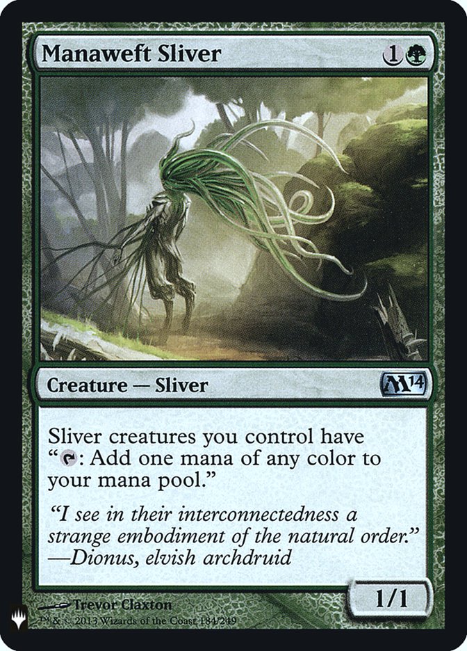 Manaweft Sliver [Mystery Booster] | I Want That Stuff Brandon