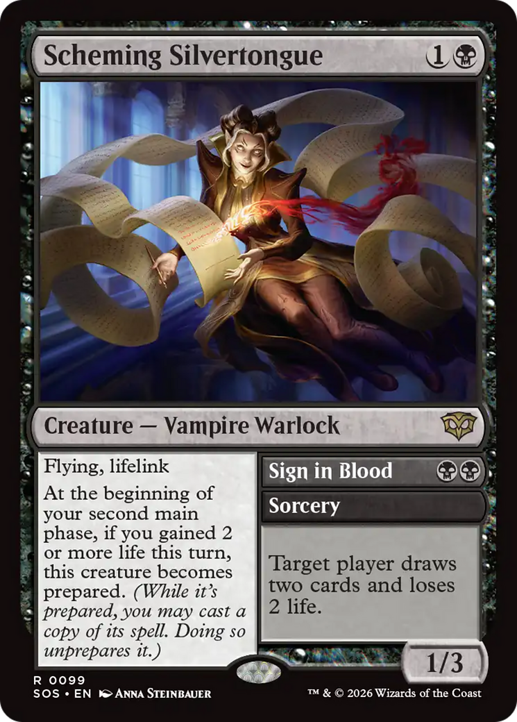 Scheming Silvertongue [Secrets of Strixhaven] | I Want That Stuff Brandon