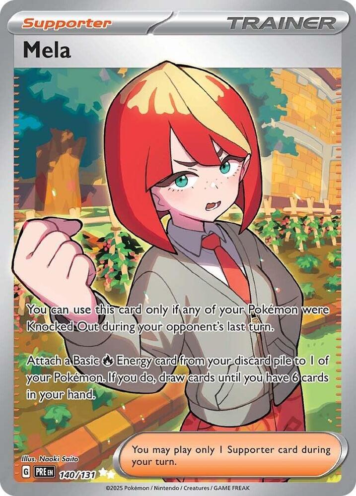 Mela (140/131) [Scarlet & Violet: Prismatic Evolutions] | I Want That Stuff Brandon