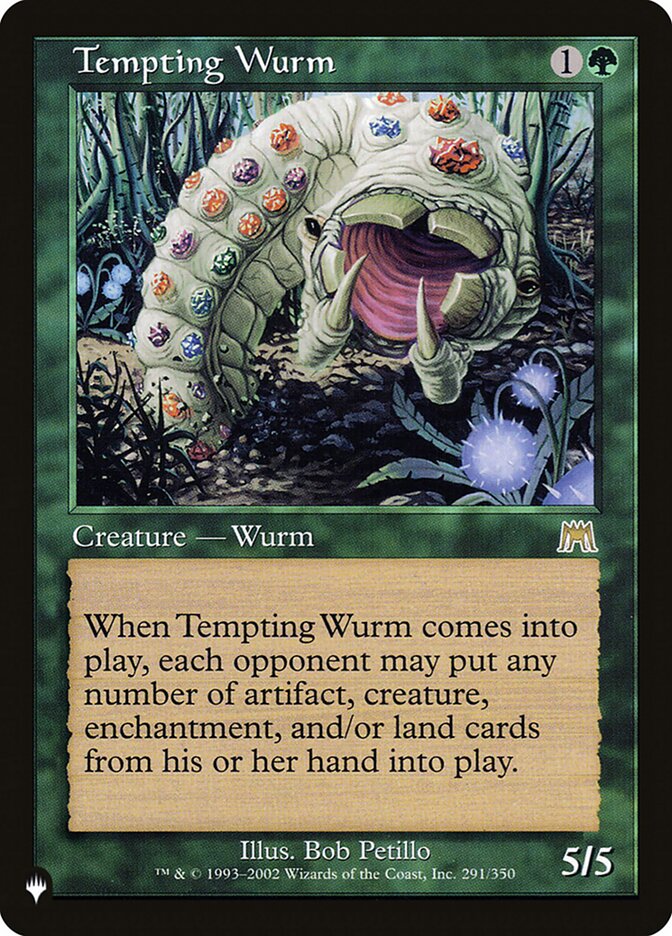 Tempting Wurm [The List] | I Want That Stuff Brandon