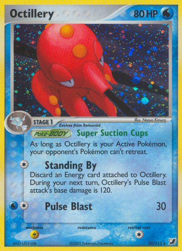 Octillery (10/115) [EX: Unseen Forces] | I Want That Stuff Brandon