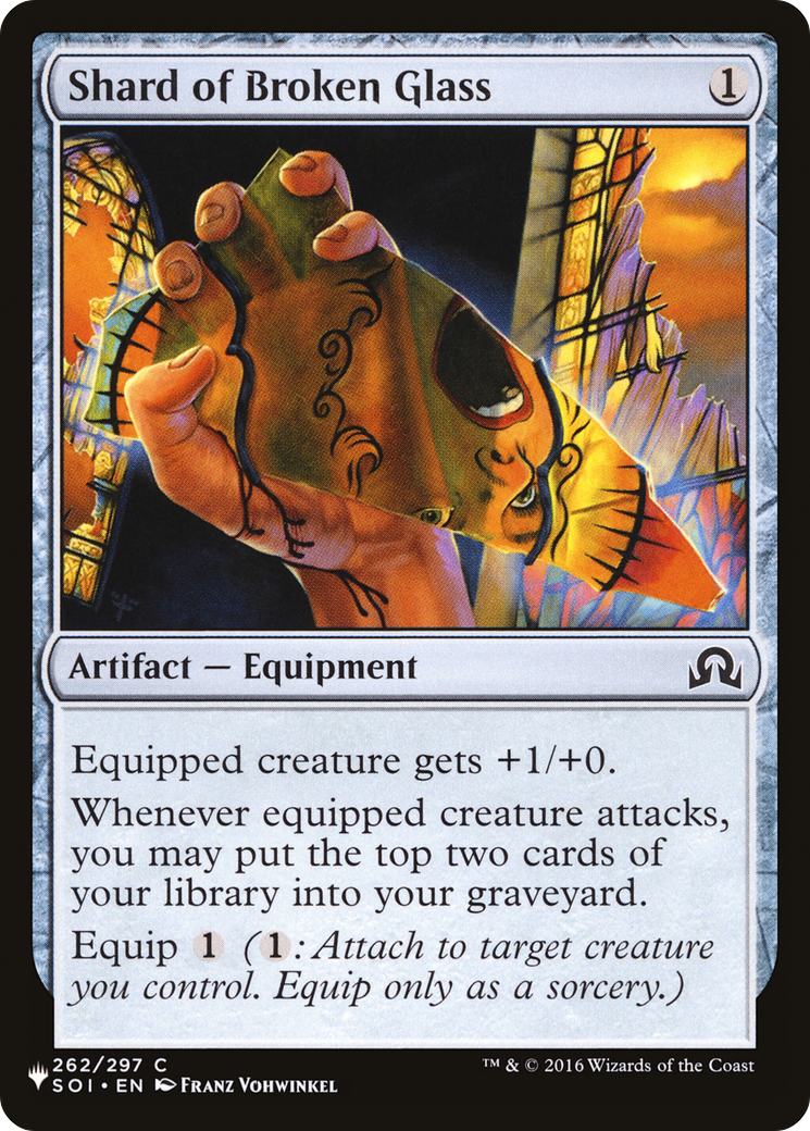 Shard of Broken Glass [The List] | I Want That Stuff Brandon