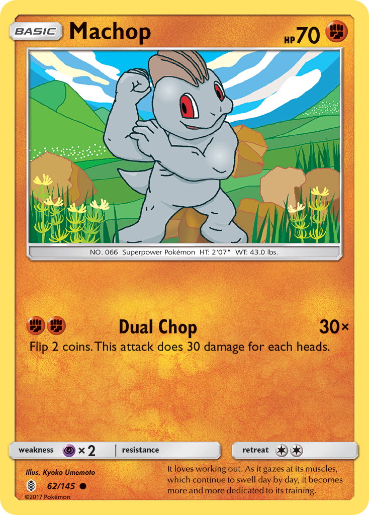 Machop (62/145) [Sun & Moon: Guardians Rising] | I Want That Stuff Brandon