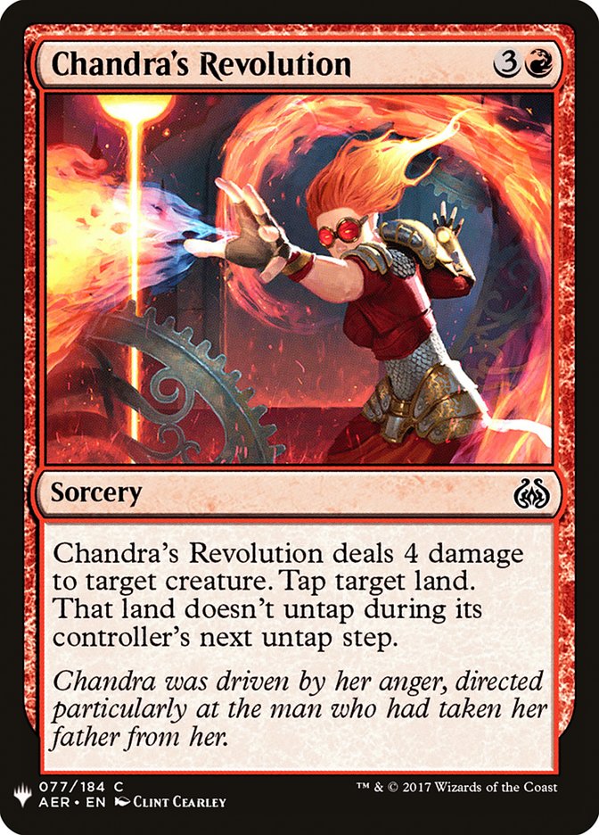 Chandra's Revolution [Mystery Booster] | I Want That Stuff Brandon