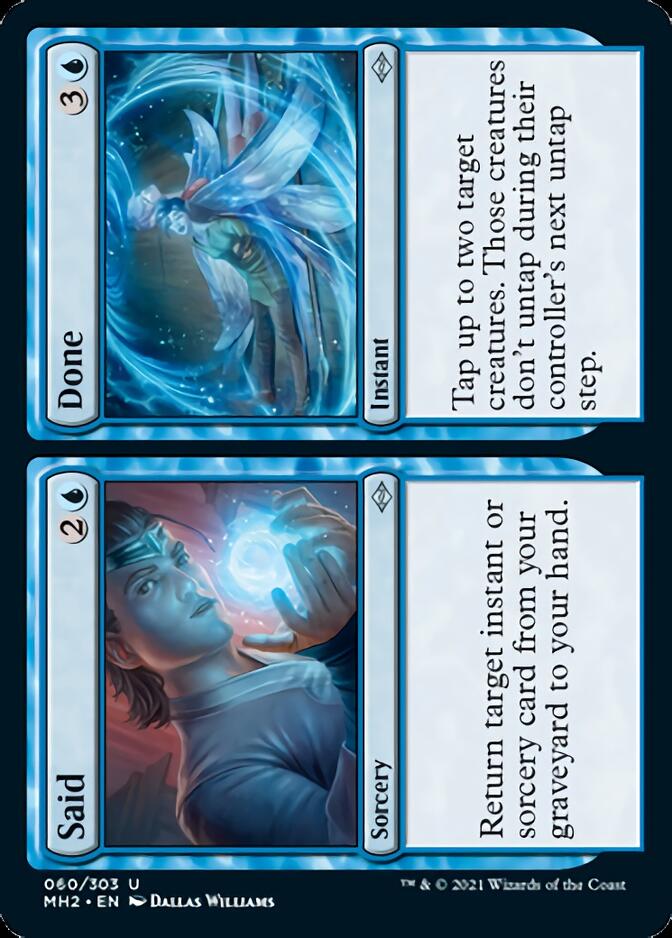 Said // Done [Modern Horizons 2] | I Want That Stuff Brandon