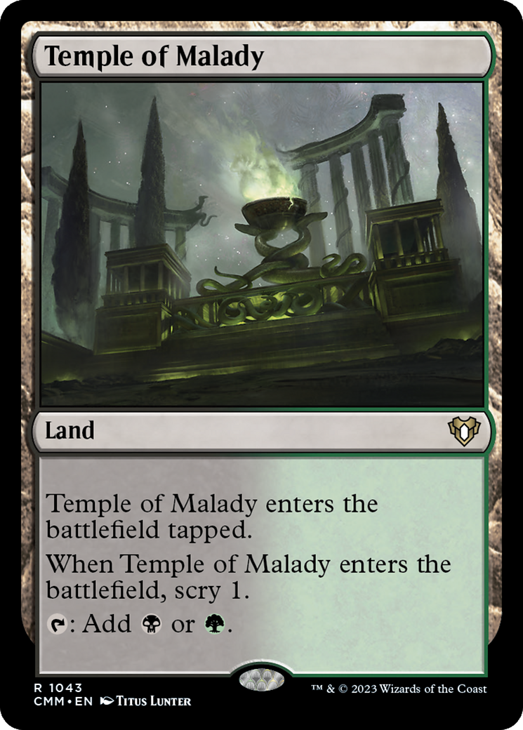 Temple of Malady [Commander Masters] | I Want That Stuff Brandon