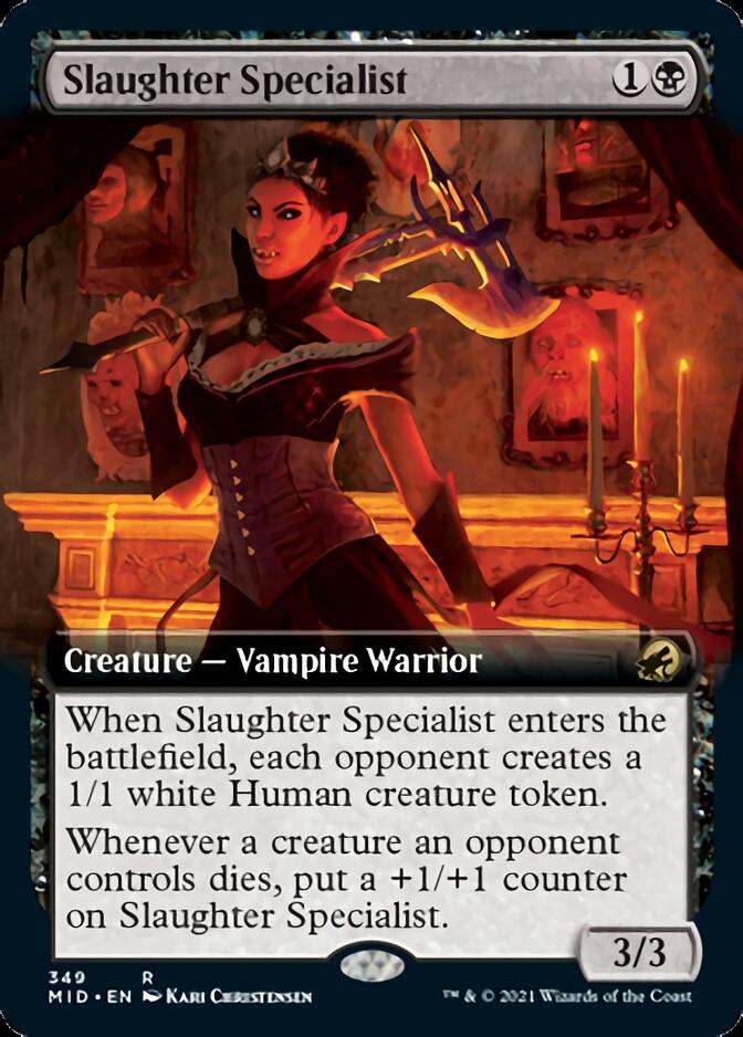 Slaughter Specialist (Extended Art) [Innistrad: Midnight Hunt] | I Want That Stuff Brandon