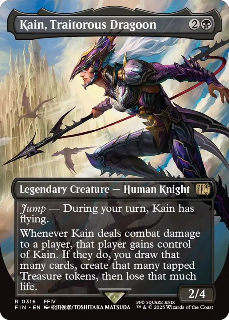 Kain, Traitorous Dragoon (Borderless) [FINAL FANTASY] | I Want That Stuff Brandon