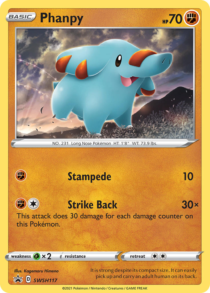 Phanpy (SWSH117) [Sword & Shield: Black Star Promos] | I Want That Stuff Brandon