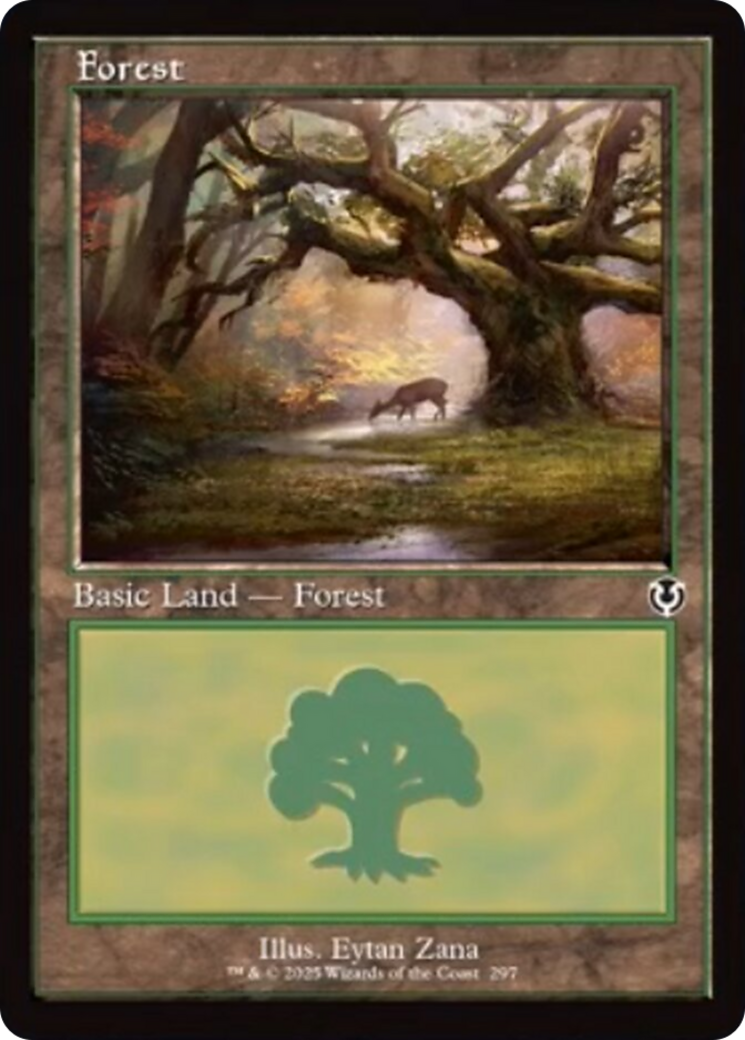 Forest (297) (Retro Frame) [Innistrad Remastered] | I Want That Stuff Brandon