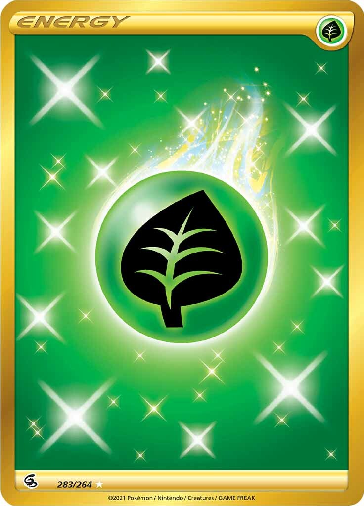 Grass Energy (283/264) [Sword & Shield: Fusion Strike] | I Want That Stuff Brandon