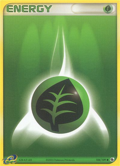 Grass Energy (104/109) [EX: Ruby & Sapphire] | I Want That Stuff Brandon