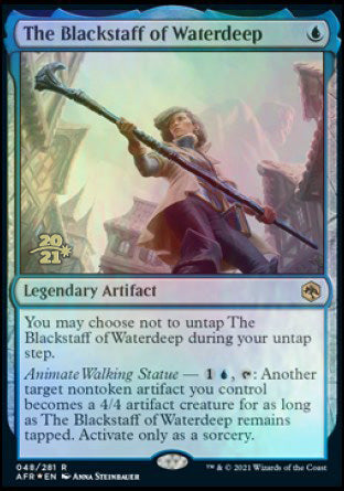 The Blackstaff of Waterdeep [Dungeons & Dragons: Adventures in the Forgotten Realms Prerelease Promos] | I Want That Stuff Brandon