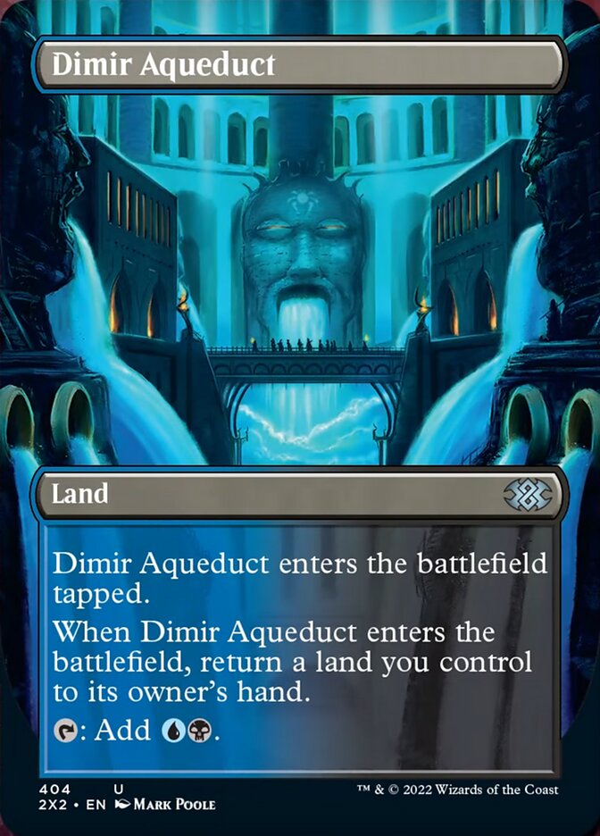 Dimir Aqueduct (Borderless Alternate Art) [Double Masters 2022] | I Want That Stuff Brandon