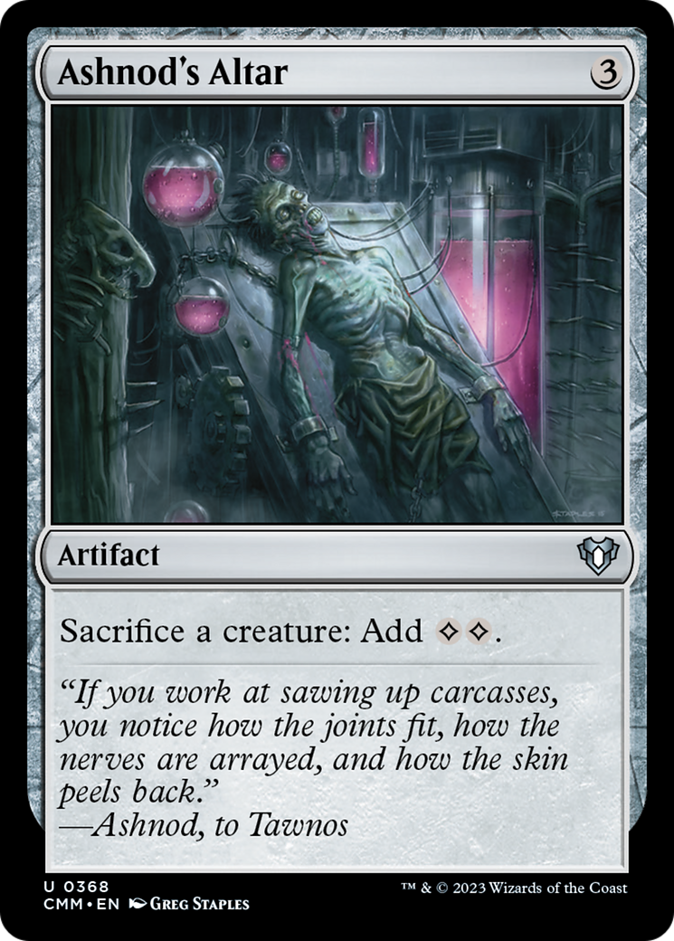 Ashnod's Altar [Commander Masters] | I Want That Stuff Brandon