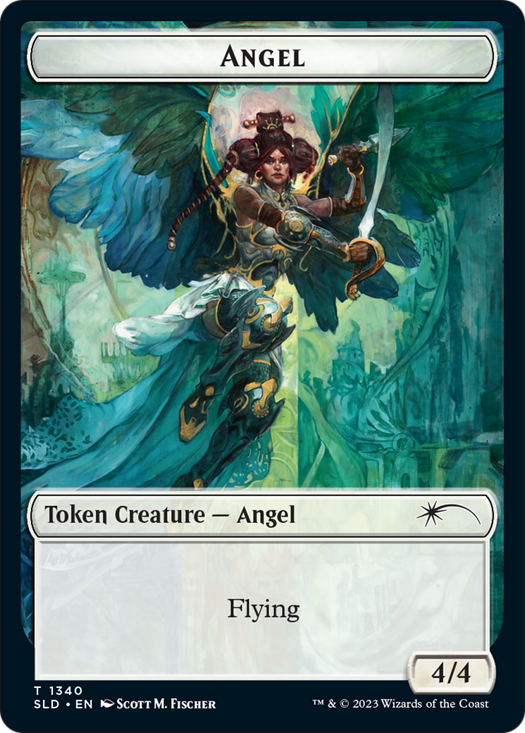 Angel (SLD) // Soldier (GRN) Double-Sided Token [Secret Lair: Angels Tokens] | I Want That Stuff Brandon