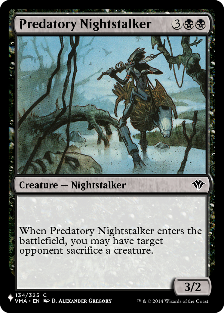 Predatory Nightstalker [The List] | I Want That Stuff Brandon