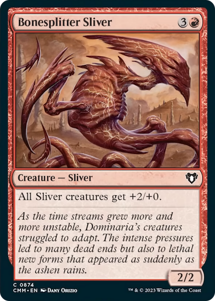 Bonesplitter Sliver [Commander Masters] | I Want That Stuff Brandon