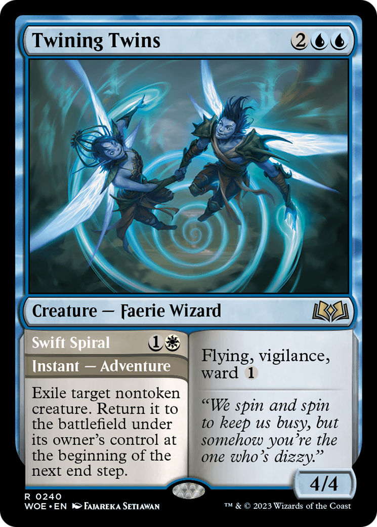 Twining Twins // Swift Spiral [Wilds of Eldraine] | I Want That Stuff Brandon