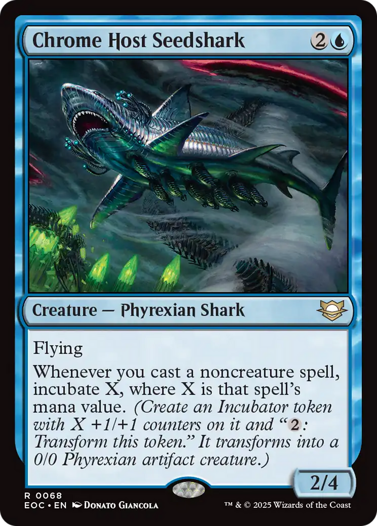 Chrome Host Seedshark [Edge of Eternities Commander] | I Want That Stuff Brandon