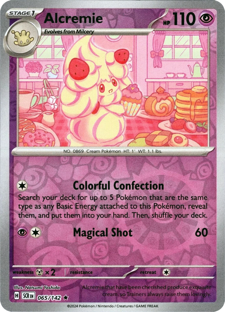 Alcremie (065/142) [Scarlet & Violet: Stellar Crown] | I Want That Stuff Brandon