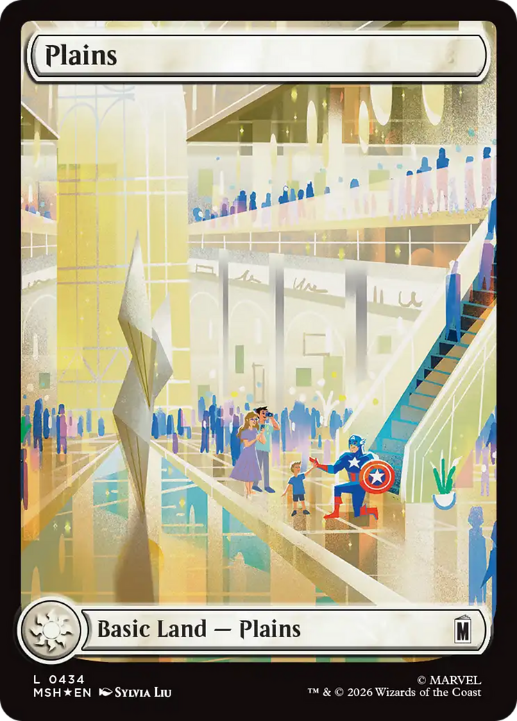 Plains (0434) (Surge Foil) [Marvel Super Heroes] | I Want That Stuff Brandon