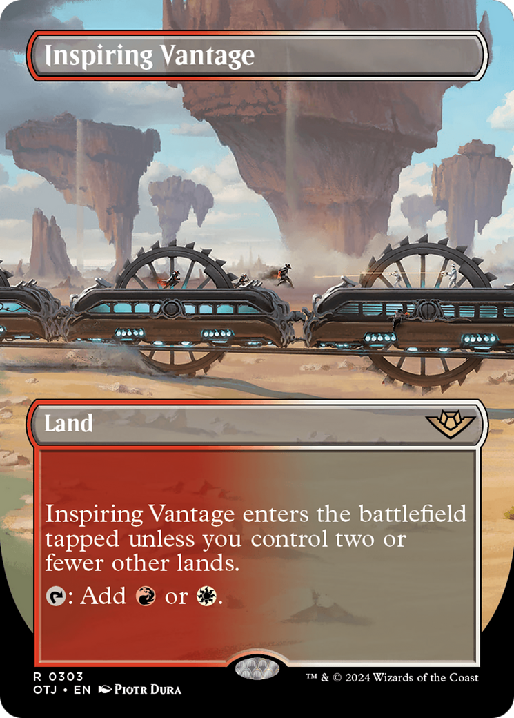 Inspiring Vantage (Borderless) [Outlaws of Thunder Junction] | I Want That Stuff Brandon