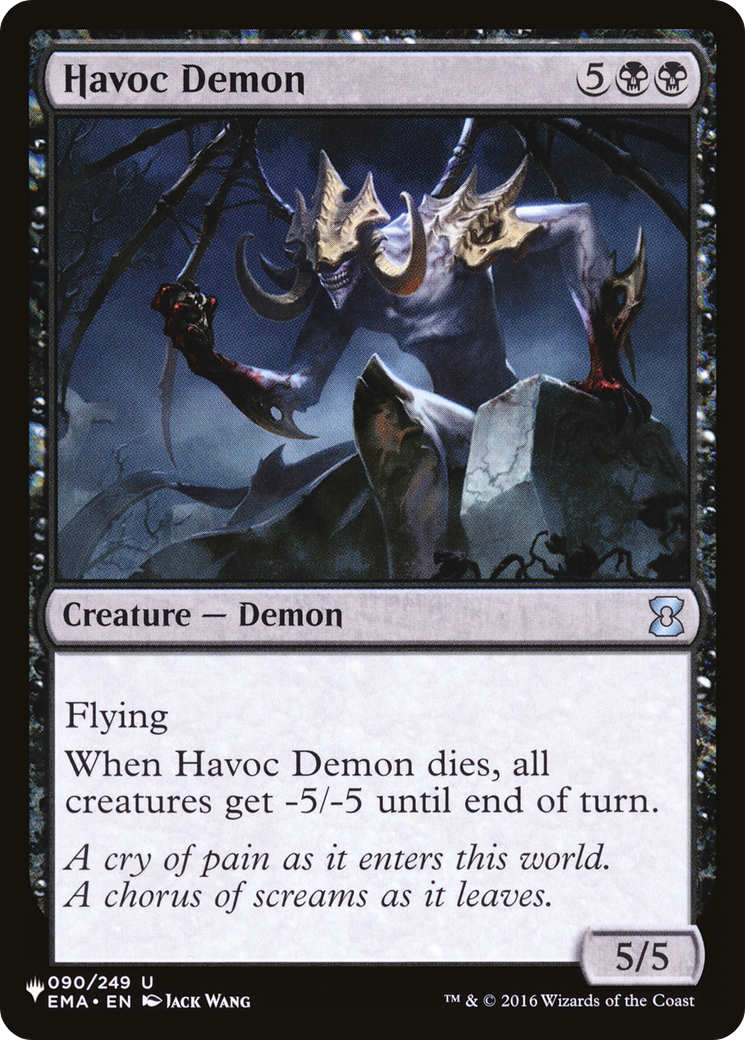 Havoc Demon [The List] | I Want That Stuff Brandon