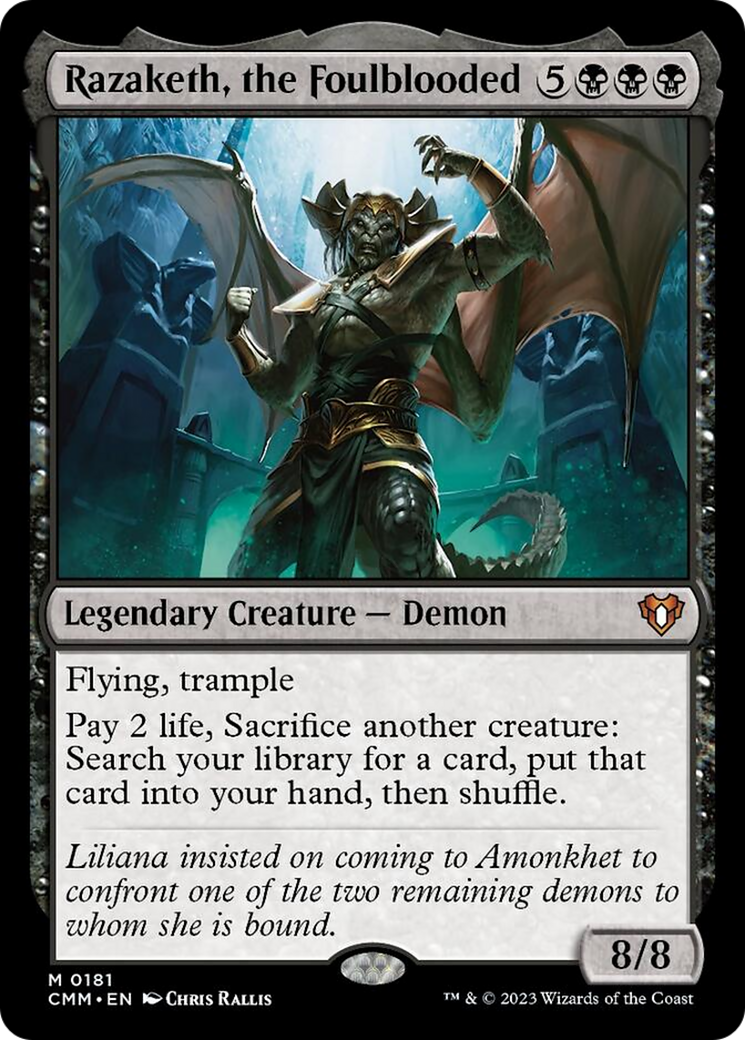 Razaketh, the Foulblooded [Commander Masters] | I Want That Stuff Brandon