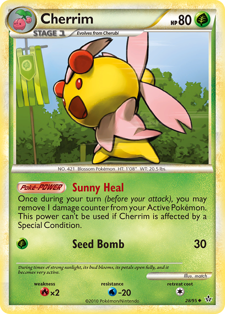 Cherrim (28/95) [HeartGold & SoulSilver: Unleashed] | I Want That Stuff Brandon