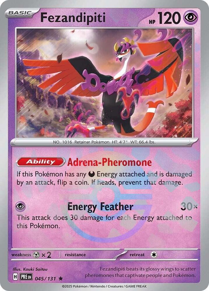 Fezandipiti (045/131) (Poke Ball Pattern) [Scarlet & Violet: Prismatic Evolutions] | I Want That Stuff Brandon