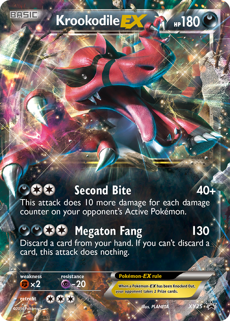 Krookodile EX (XY25) [XY: Black Star Promos] | I Want That Stuff Brandon