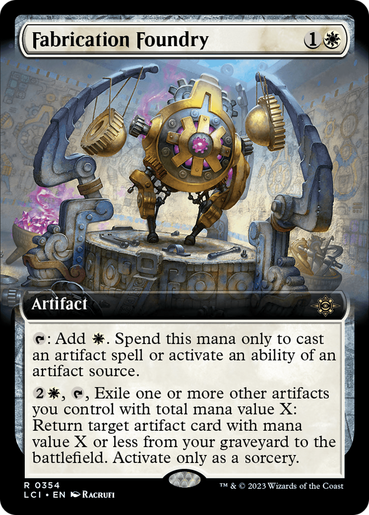 Fabrication Foundry (Extended Art) [The Lost Caverns of Ixalan] | I Want That Stuff Brandon