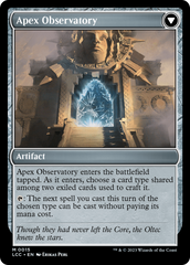 Eye of Ojer Taq // Apex Observatory [The Lost Caverns of Ixalan Commander] | I Want That Stuff Brandon