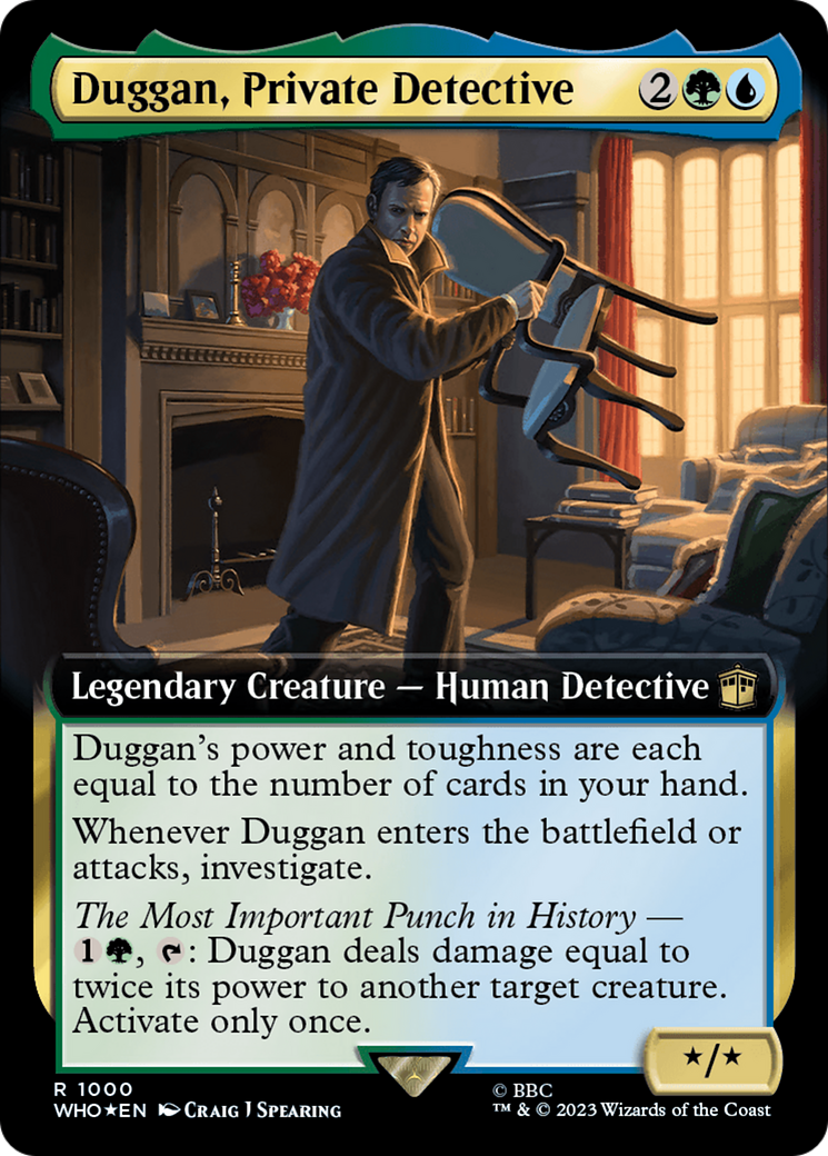 Duggan, Private Detective (Extended Art) (Surge Foil) [Doctor Who] | I Want That Stuff Brandon