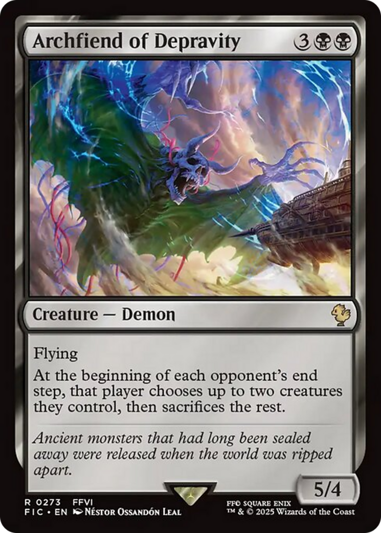 Archfiend of Depravity [FINAL FANTASY Commander] | I Want That Stuff Brandon