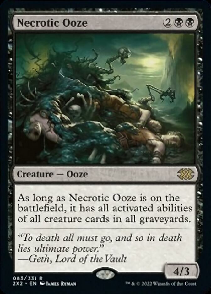 Necrotic Ooze [Double Masters 2022] | I Want That Stuff Brandon