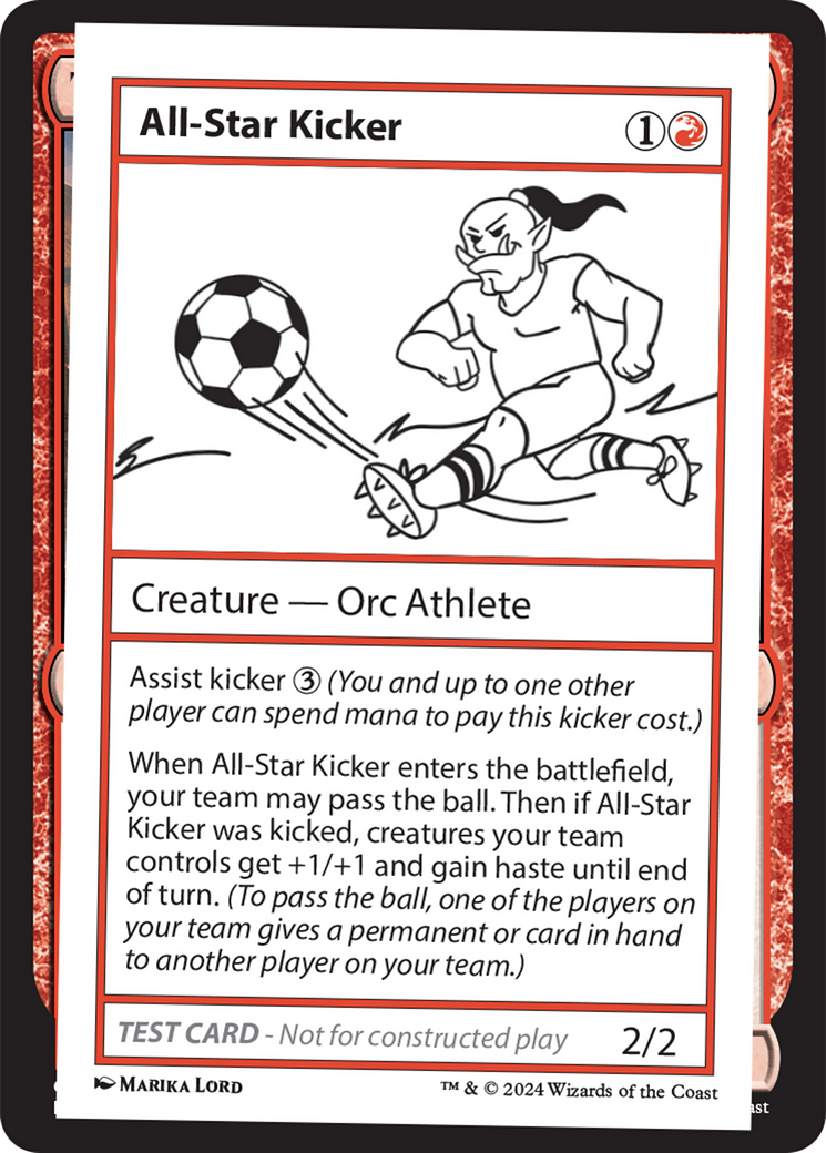 All-Star Kicker [Mystery Booster 2 Playtest Cards] | I Want That Stuff Brandon