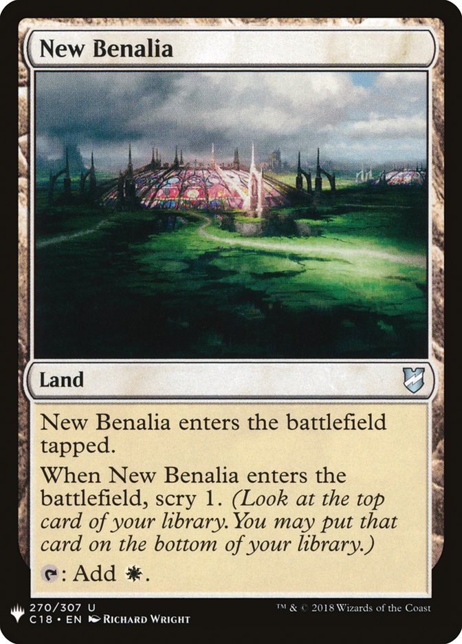 New Benalia [Mystery Booster] | I Want That Stuff Brandon
