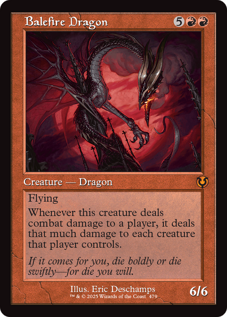 Balefire Dragon (Retro Frame) [Innistrad Remastered] | I Want That Stuff Brandon