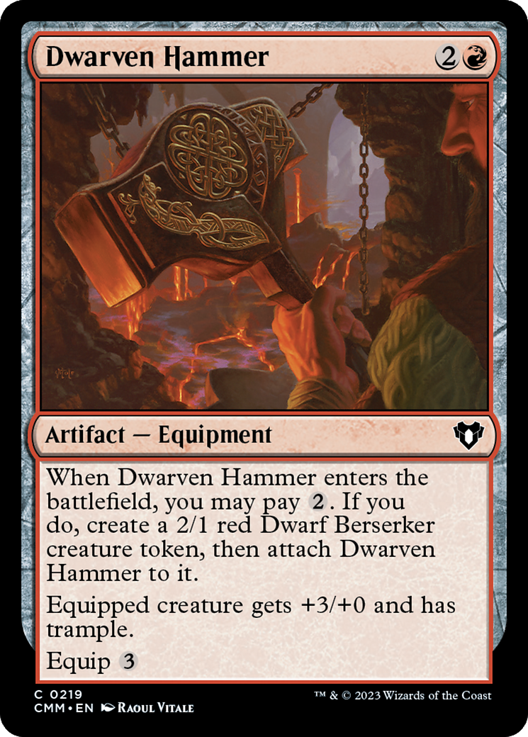 Dwarven Hammer [Commander Masters] | I Want That Stuff Brandon