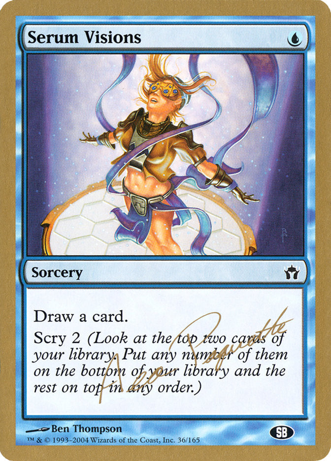 Serum Visions (Aeo Paquette) (SB) [World Championship Decks 2004] | I Want That Stuff Brandon