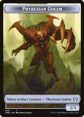Phyrexian Goblin // Phyrexian Golem Double-Sided Token [Phyrexia: All Will Be One Tokens] | I Want That Stuff Brandon