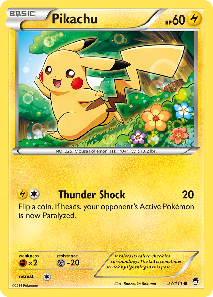 Pikachu (27/111) [XY: Furious Fists] | I Want That Stuff Brandon