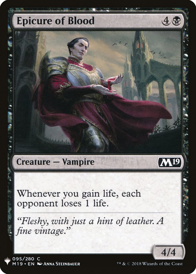 Epicure of Blood [Mystery Booster] | I Want That Stuff Brandon