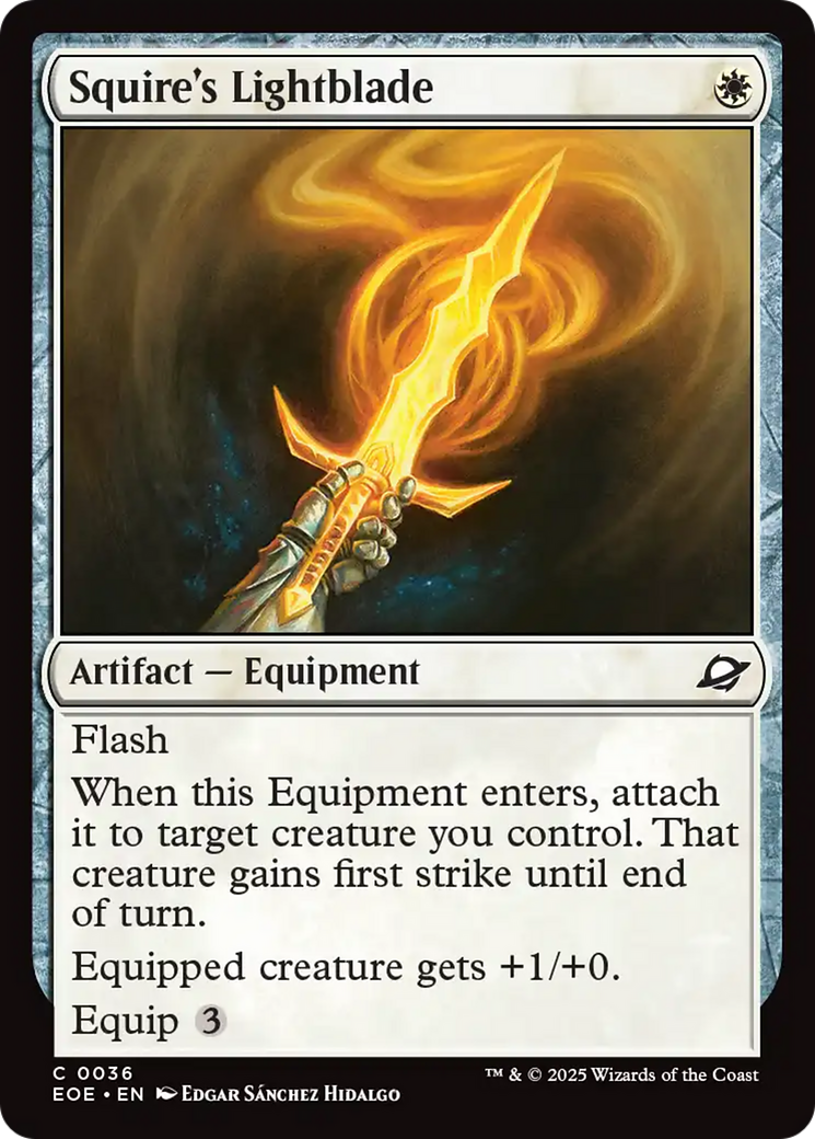 Squire's Lightblade [Edge of Eternities] | I Want That Stuff Brandon