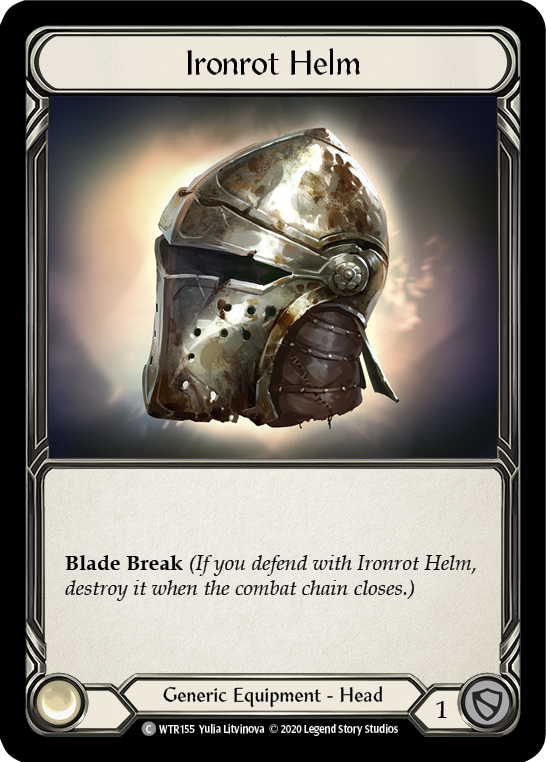 Ironrot Helm [U-WTR155] (Welcome to Rathe Unlimited)  Unlimited Rainbow Foil | I Want That Stuff Brandon
