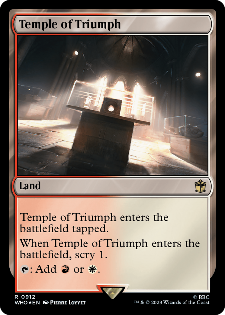 Temple of Triumph (Surge Foil) [Doctor Who] | I Want That Stuff Brandon