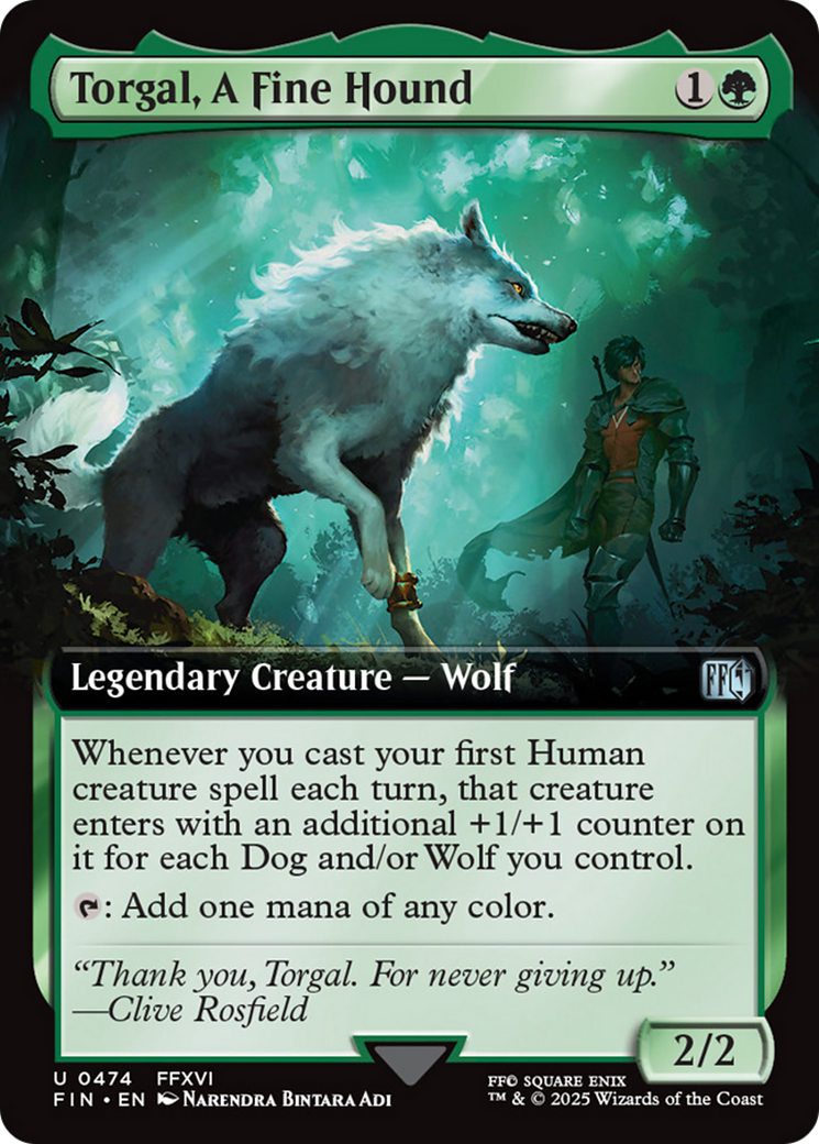 Torgal, A Fine Hound (Extended Art) [FINAL FANTASY] | I Want That Stuff Brandon