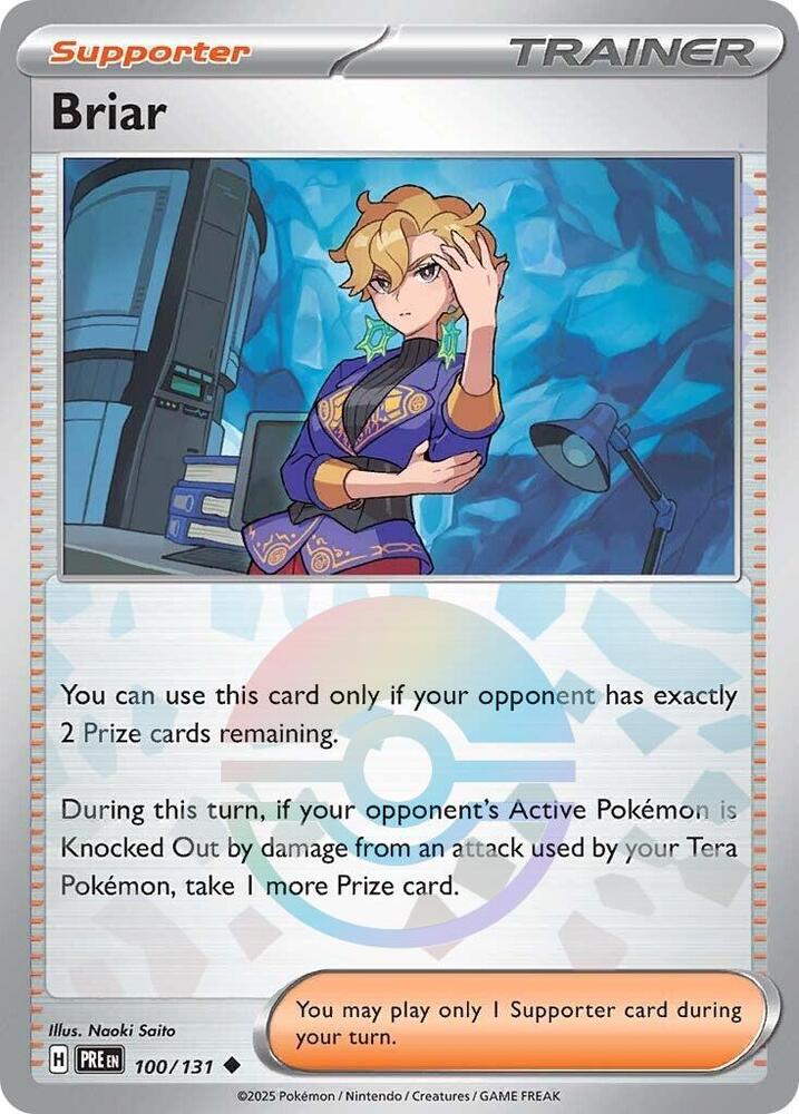 Briar (100/131) (Poke Ball Pattern) [Scarlet & Violet: Prismatic Evolutions] | I Want That Stuff Brandon